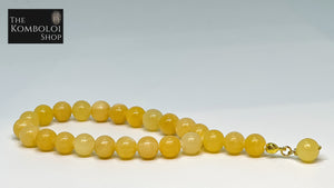 Yellow Jade Worry Beads