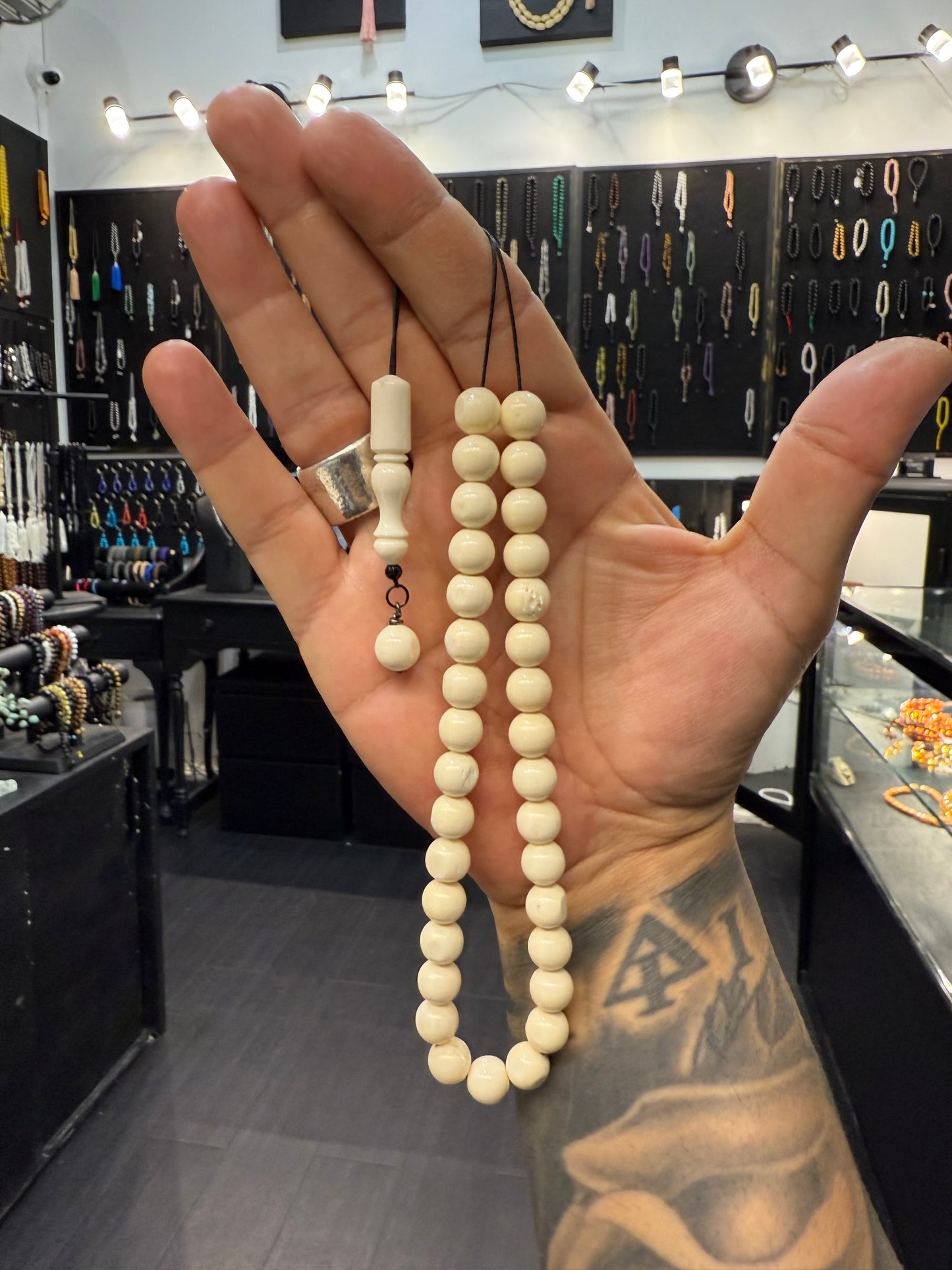 Camel Bone 33 Bead Komboloi / Worry Beads