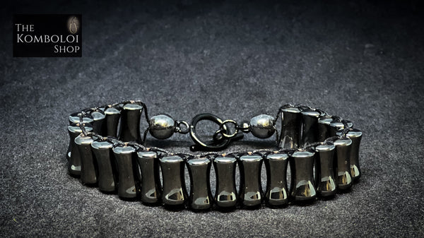 Prison Series Russian Chetki - Wearable Bracelet (Hematite)