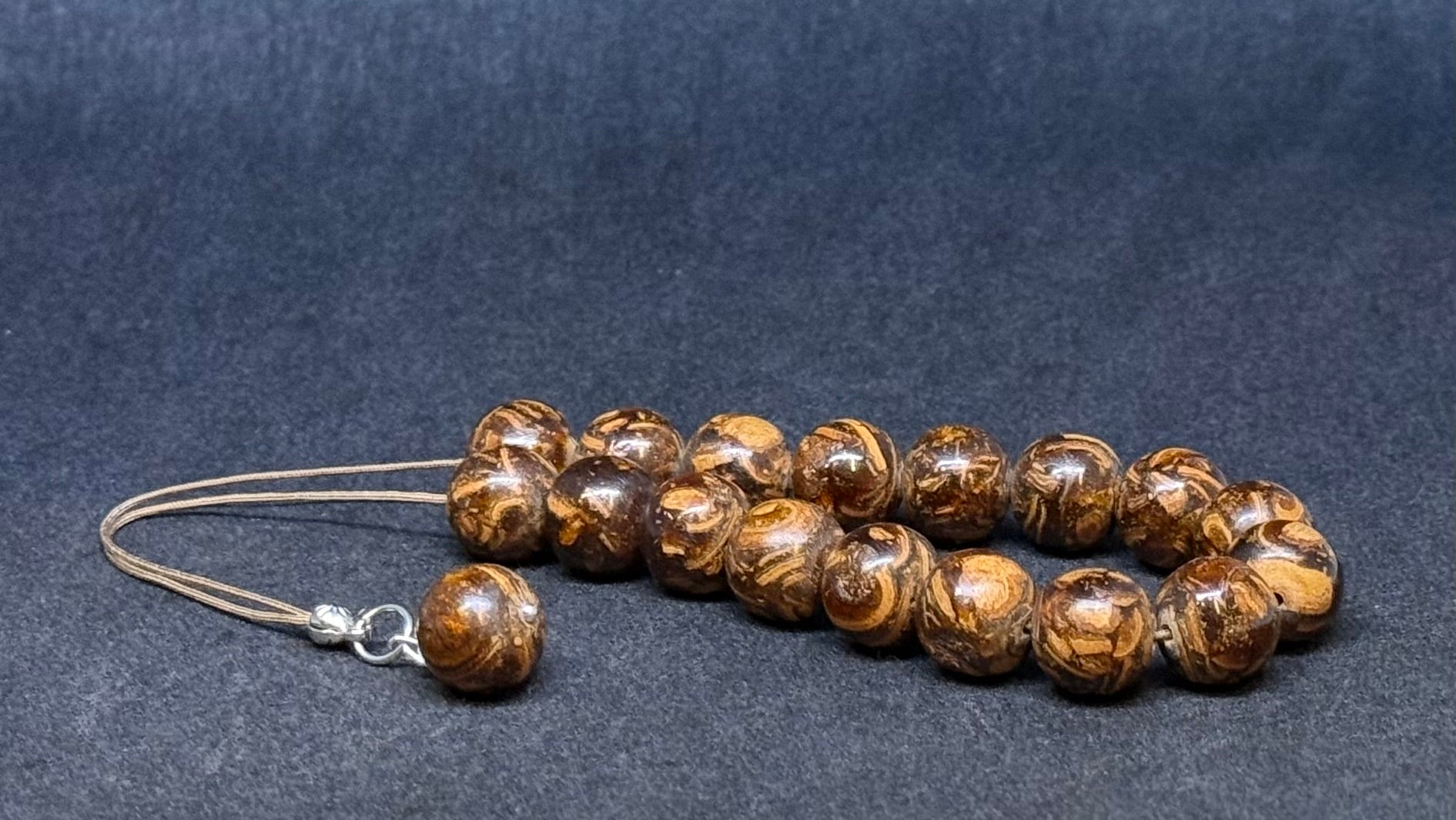 Natural Cinnamon Komboloi / Worry Beads