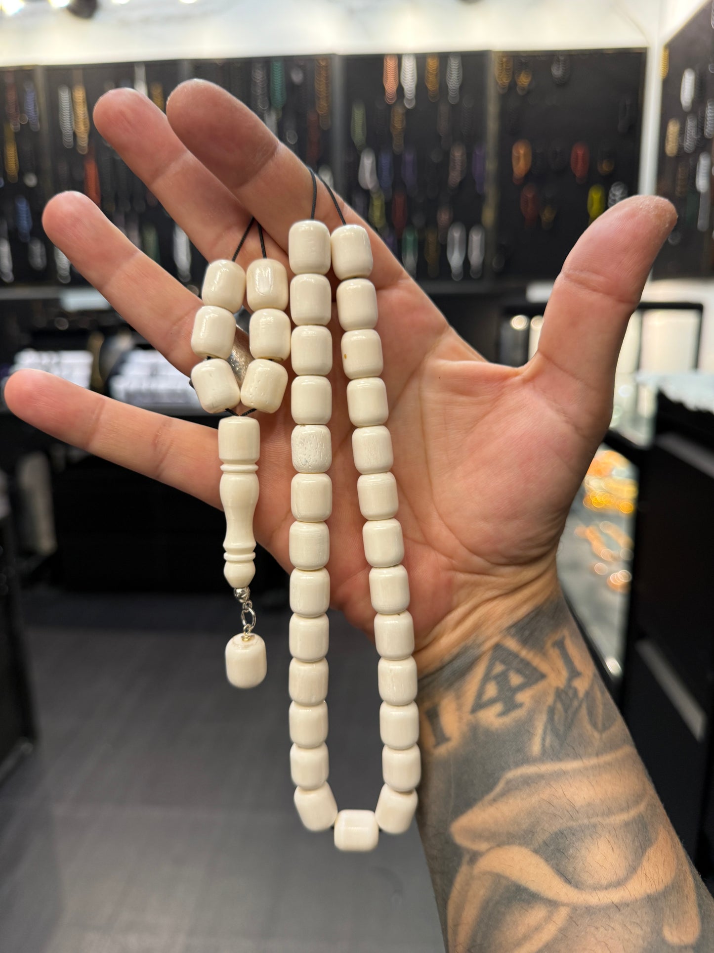 Camel Bone 33 Bead Komboloi / Worry Beads