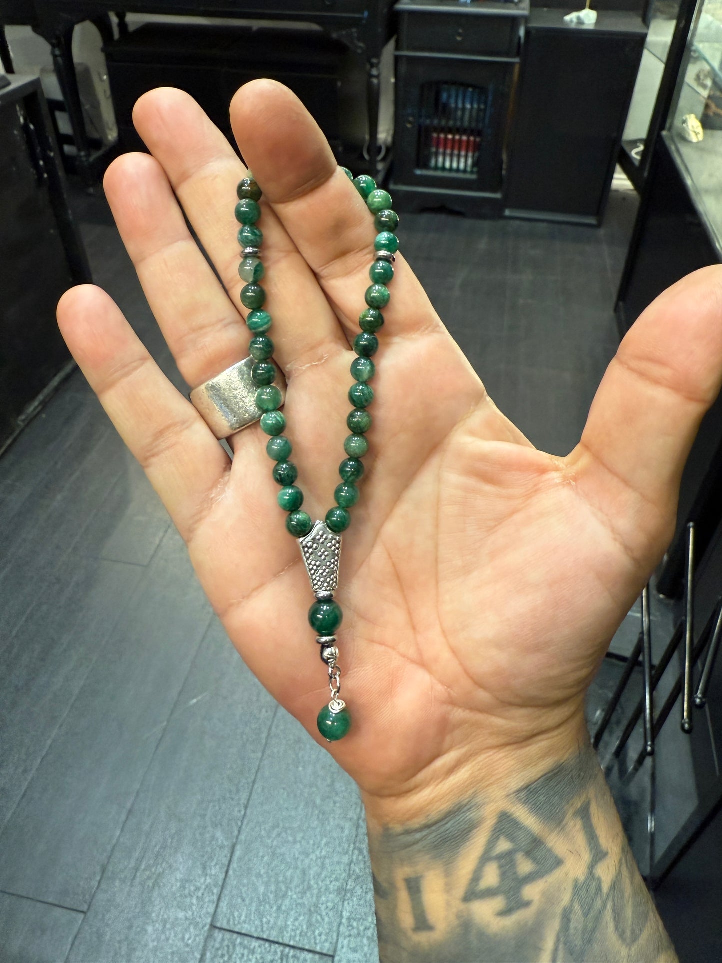 Ottoman Collection Mini 33 Tasbih / Masbaha - Emerald