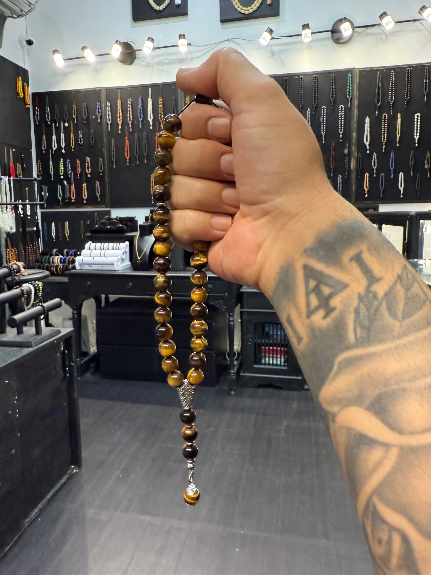 Ottoman Collection - 33 Bead Masbaha / Tasbih - Tigers Eye