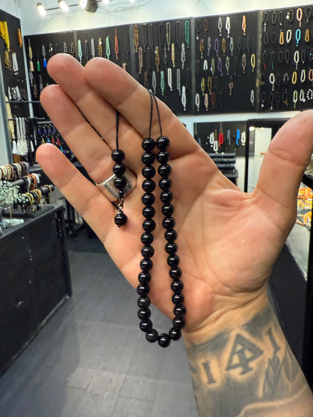 Onyx 33 Bead Komboloi / Worry Beads