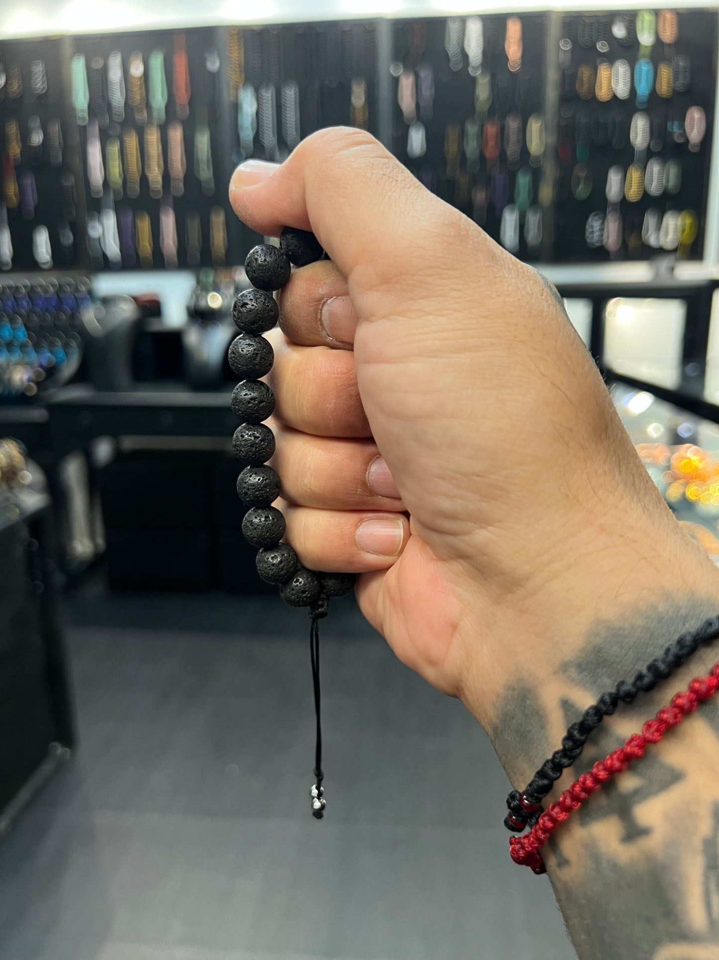 Volcanic Lava Worry Beads - Wearable MK3 (Short)