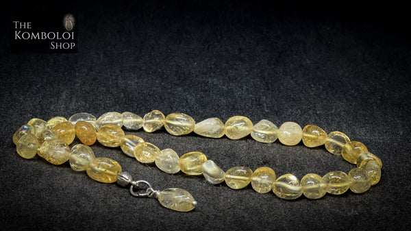 Citrine 33 Bead Worry Beads