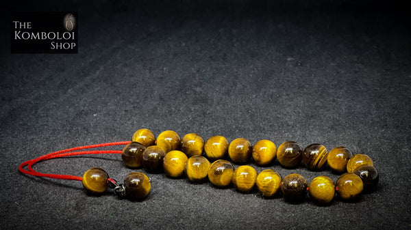 Tiger’s Eye 21 Bead Komboloi