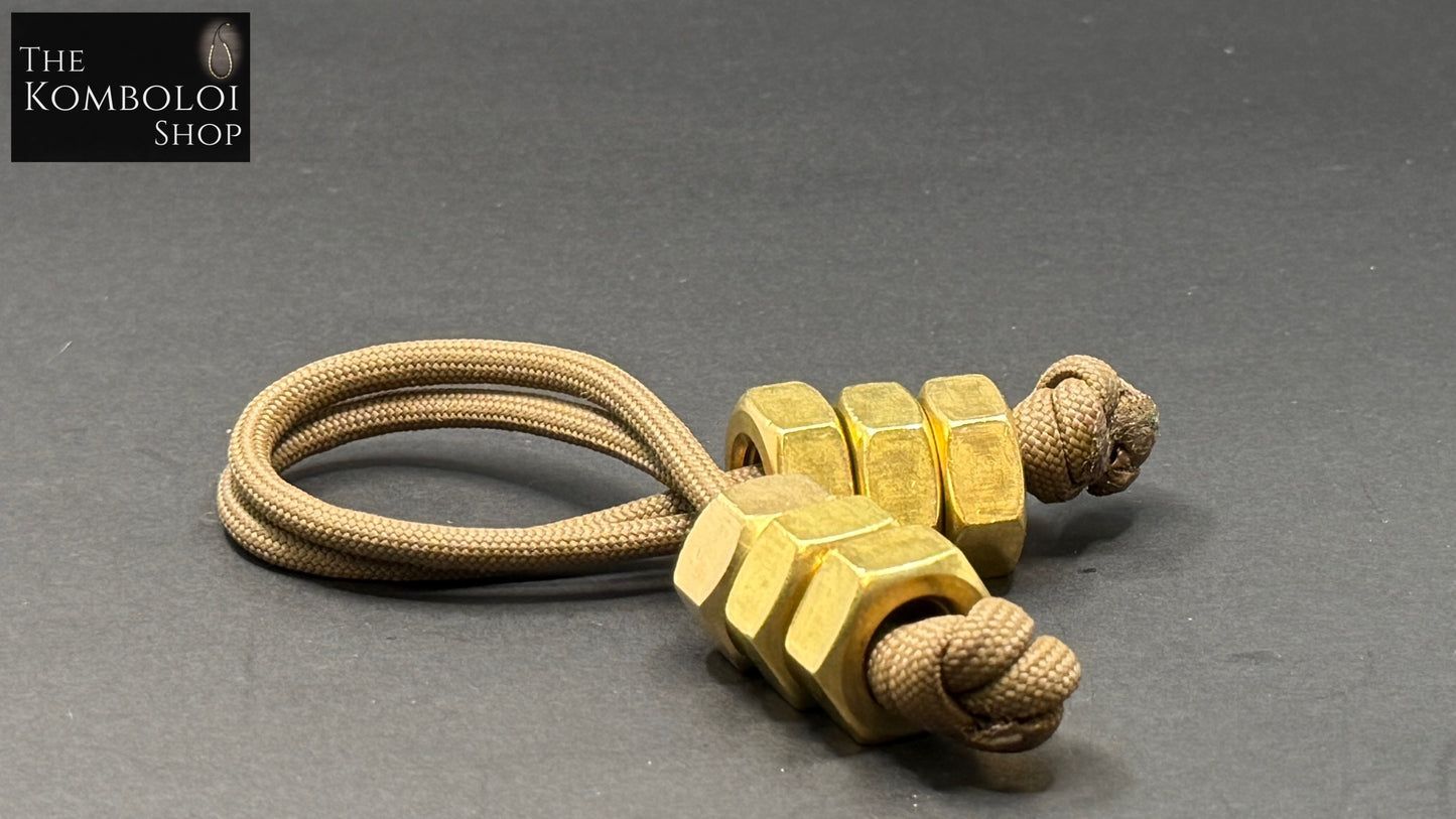 Industrial Series - Brass Triple Hex Begleri