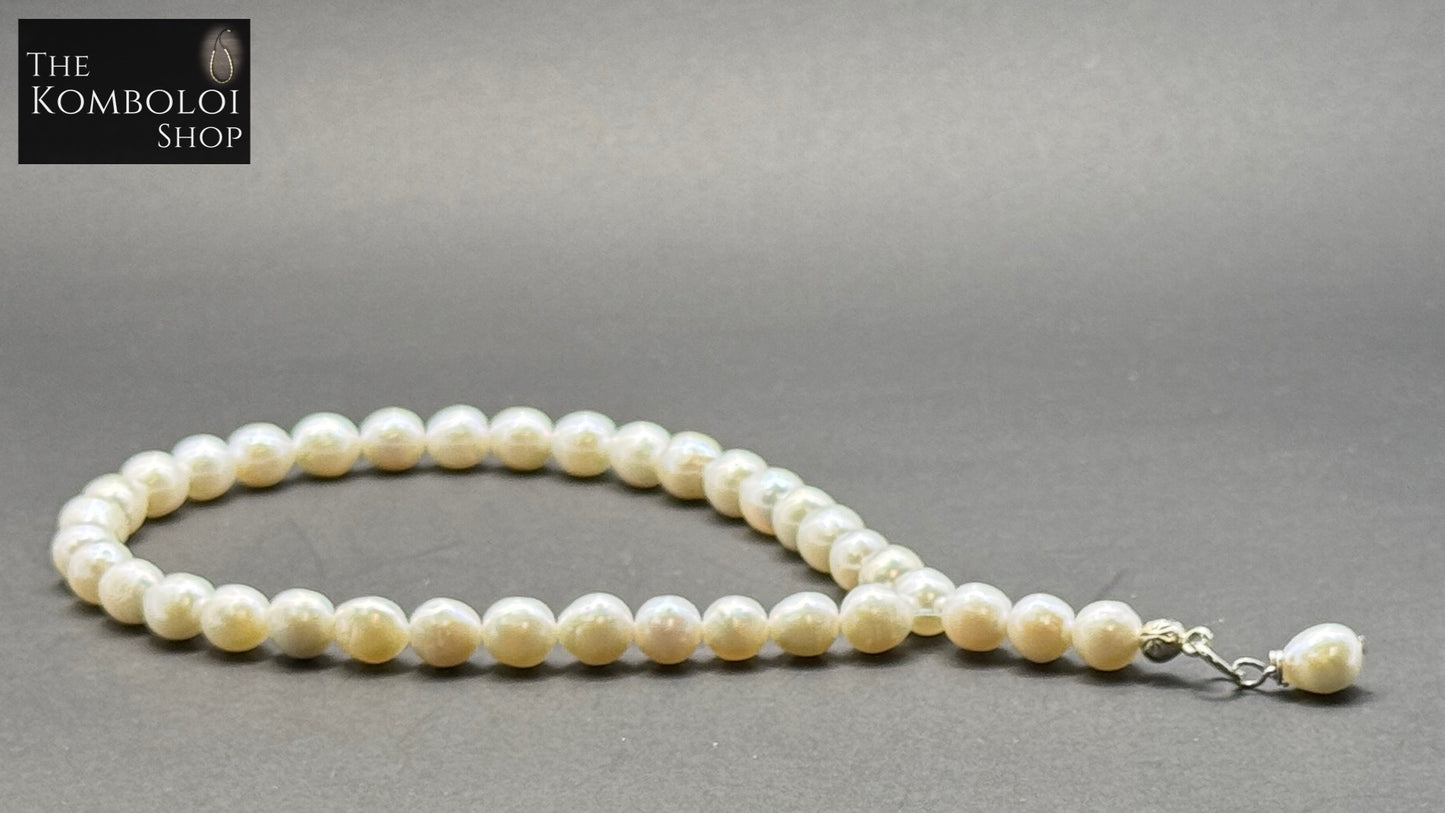 Freshwater Pearl - 33 Bead Worry Beads