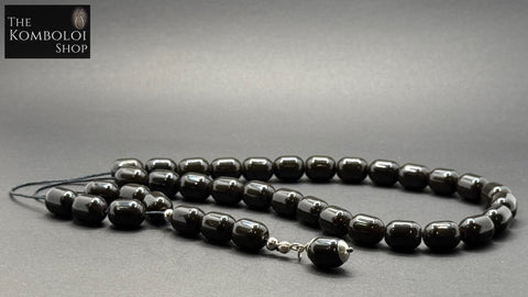 Pressed  Amber 33 Bead Komboloi / Worry Beads