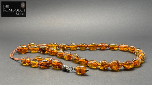 Baltic Amber 33 Bead Komboloi