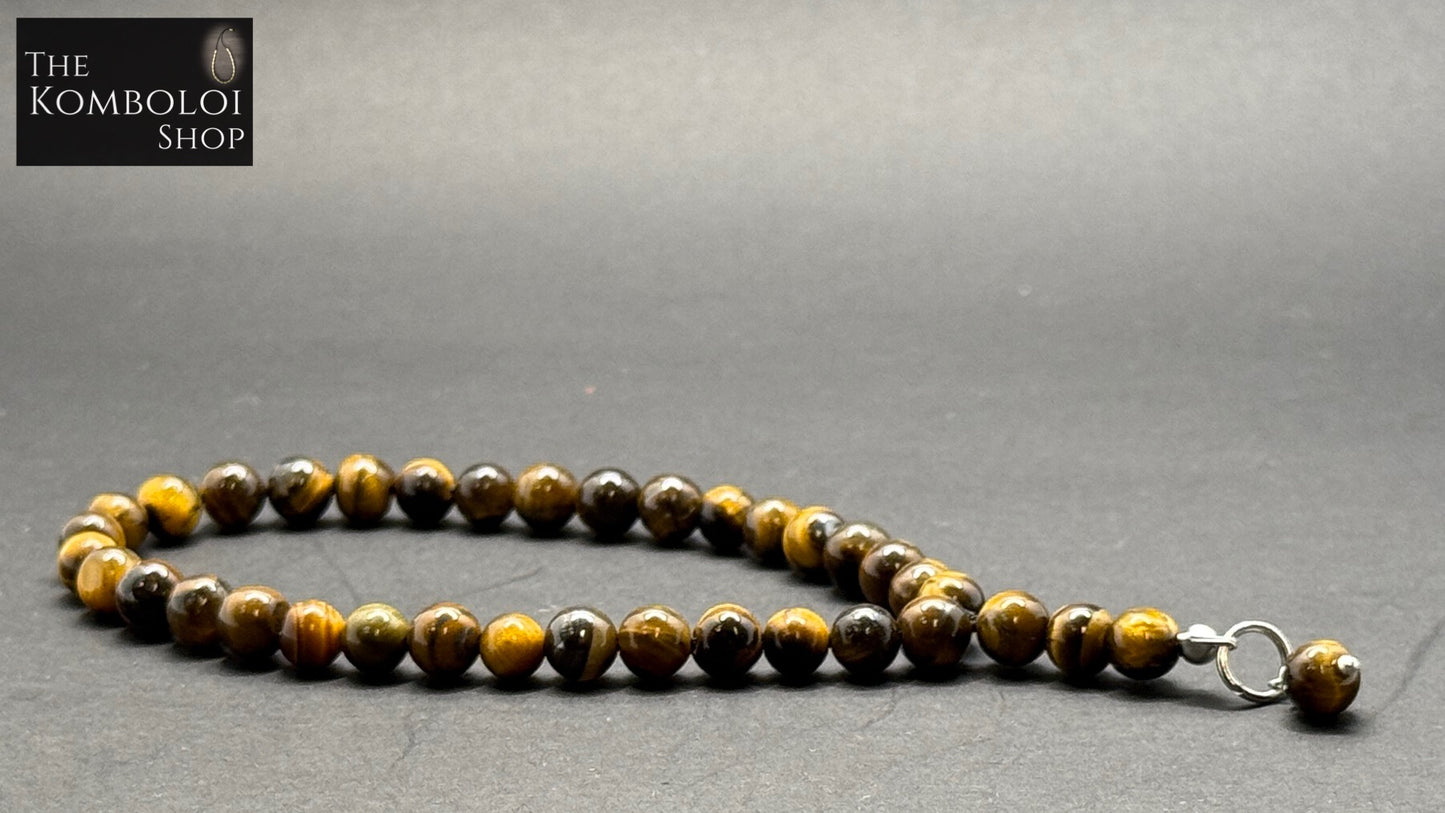 Mini Worry Beads - Tigers Eye