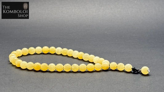 Mini Worry Beads - Yellow Jade