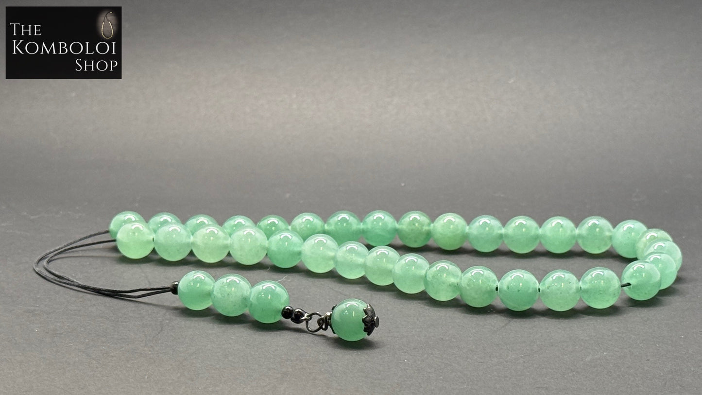 Aventurine 33 Bead Komboloi / Worry Beads