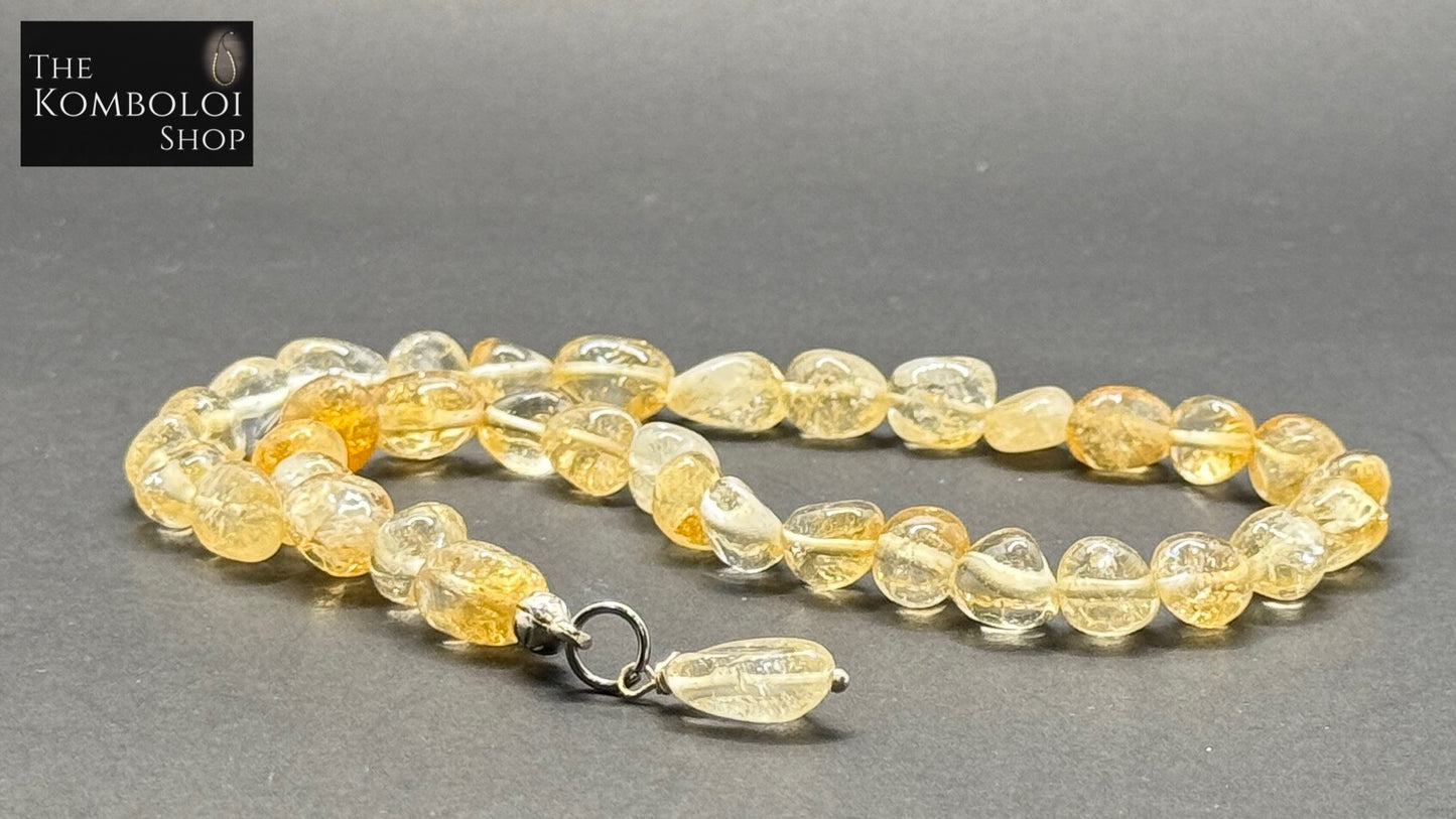 Citrine 33 Bead Worry Beads