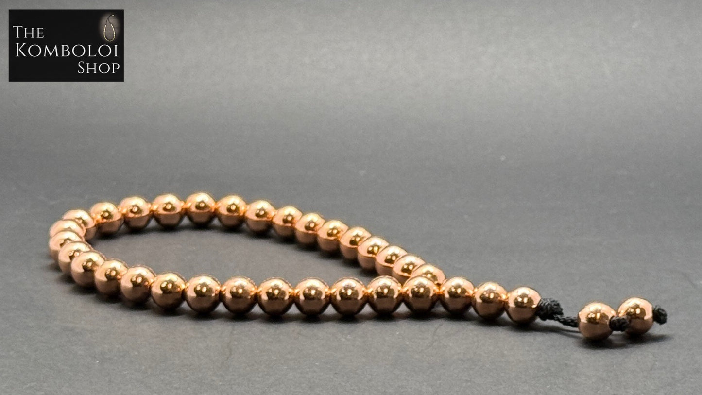 Copper Worry Beads