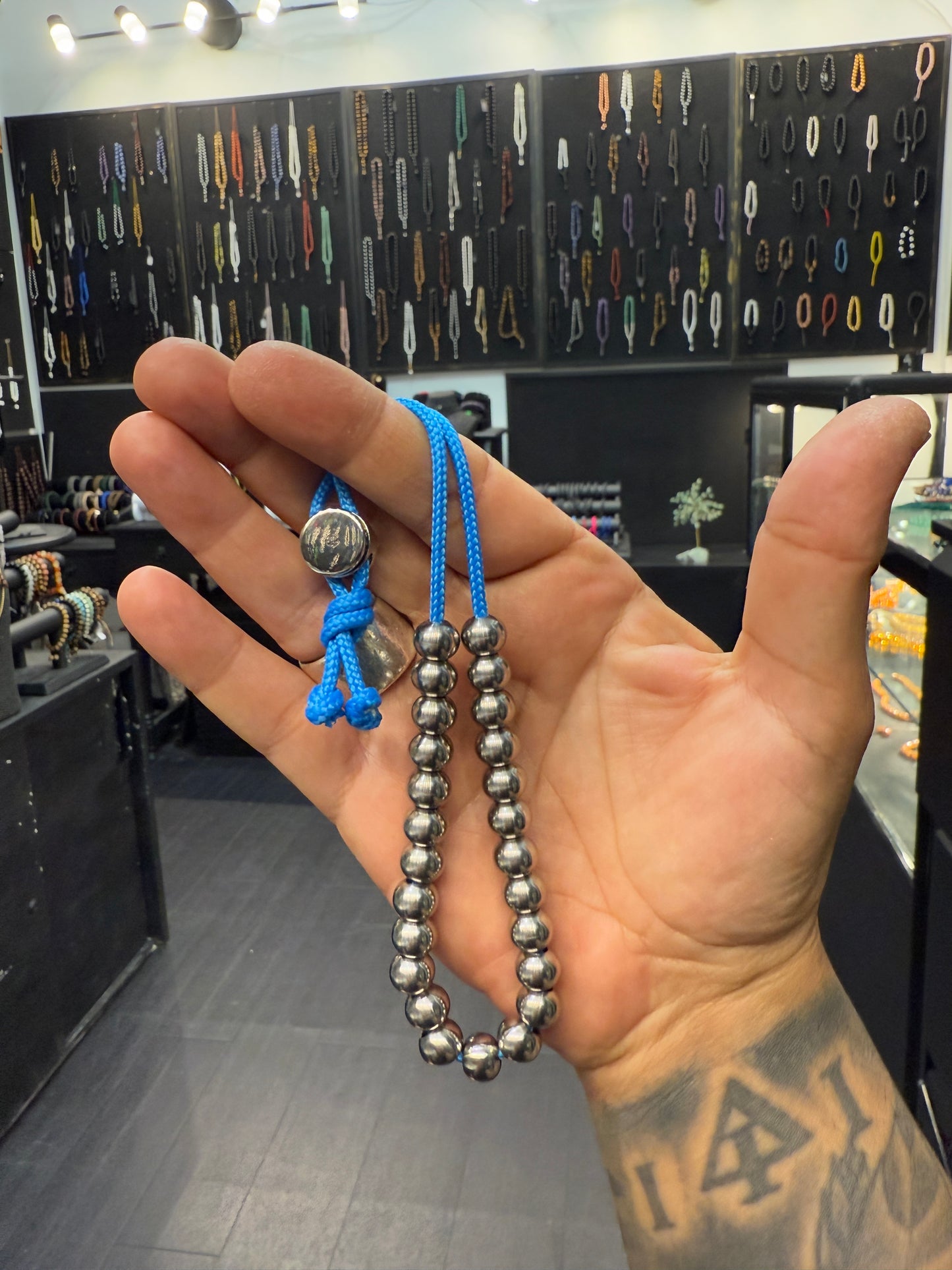 Modern Series Stainless Steel Worry Beads - Wearable (Long)