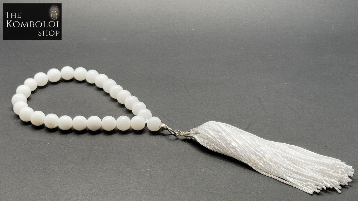 White Jade OG Series Worry Beads