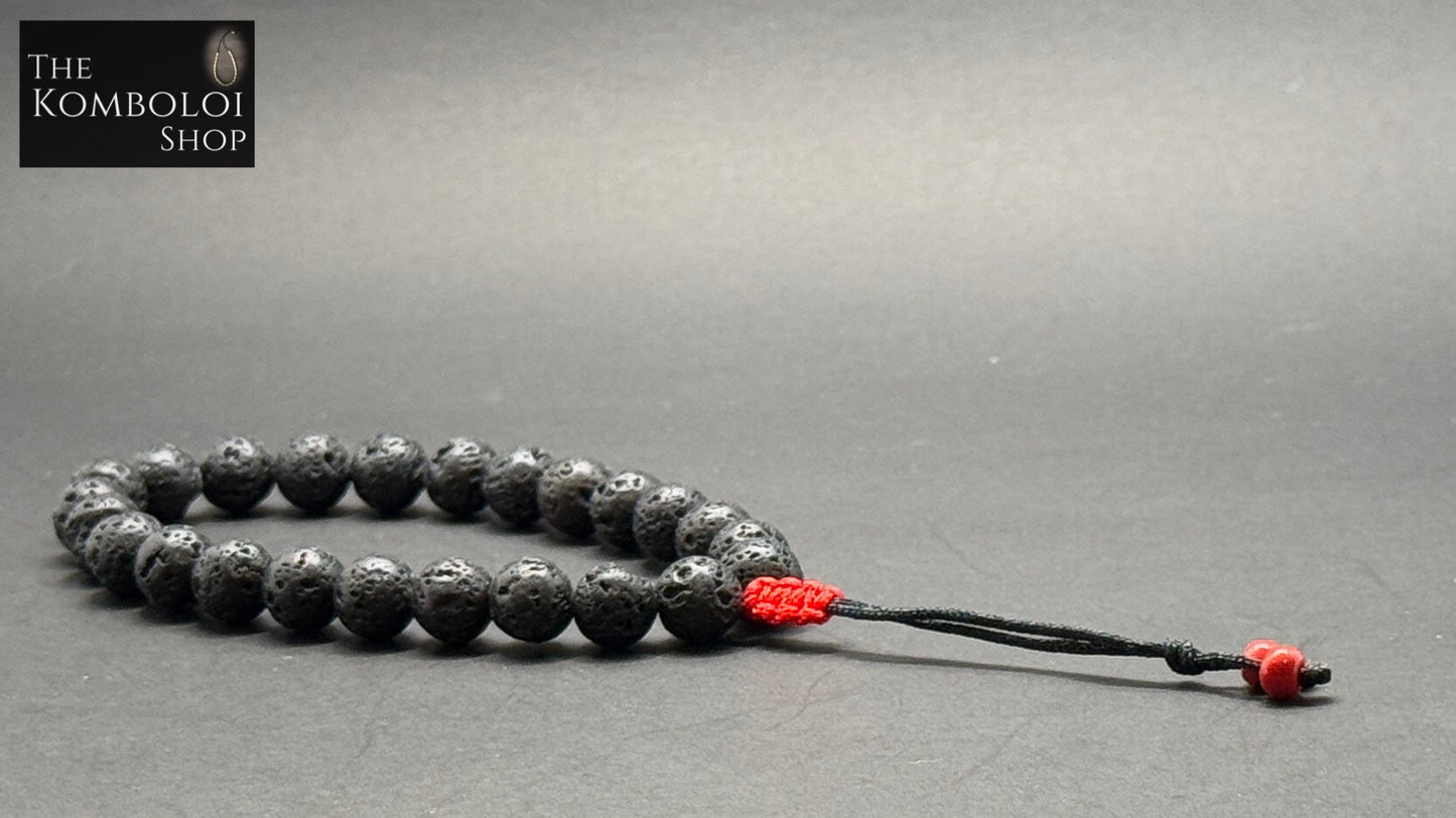 Volcanic Lava Worry Beads - Wearable MK3 (Short)