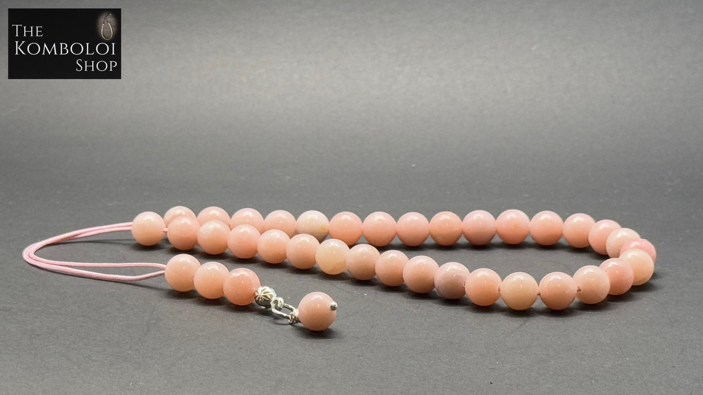 Pink Opal 33 Bead Komboloi / Worry Beads