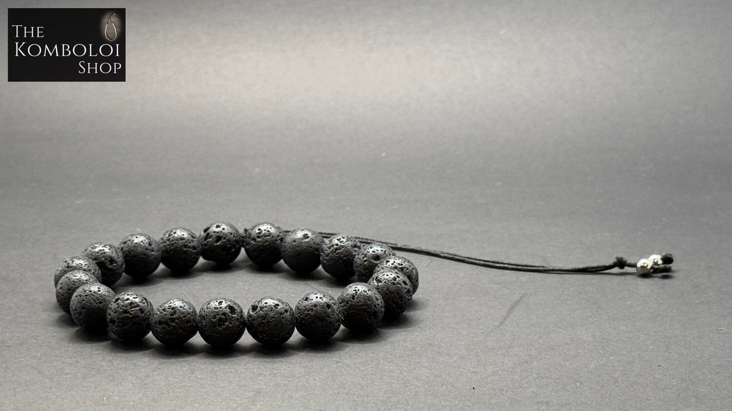 Volcanic Lava Worry Beads - Wearable MK3 (Long)