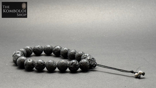 Volcanic Lava Worry Beads - Wearable MK3 (Short)