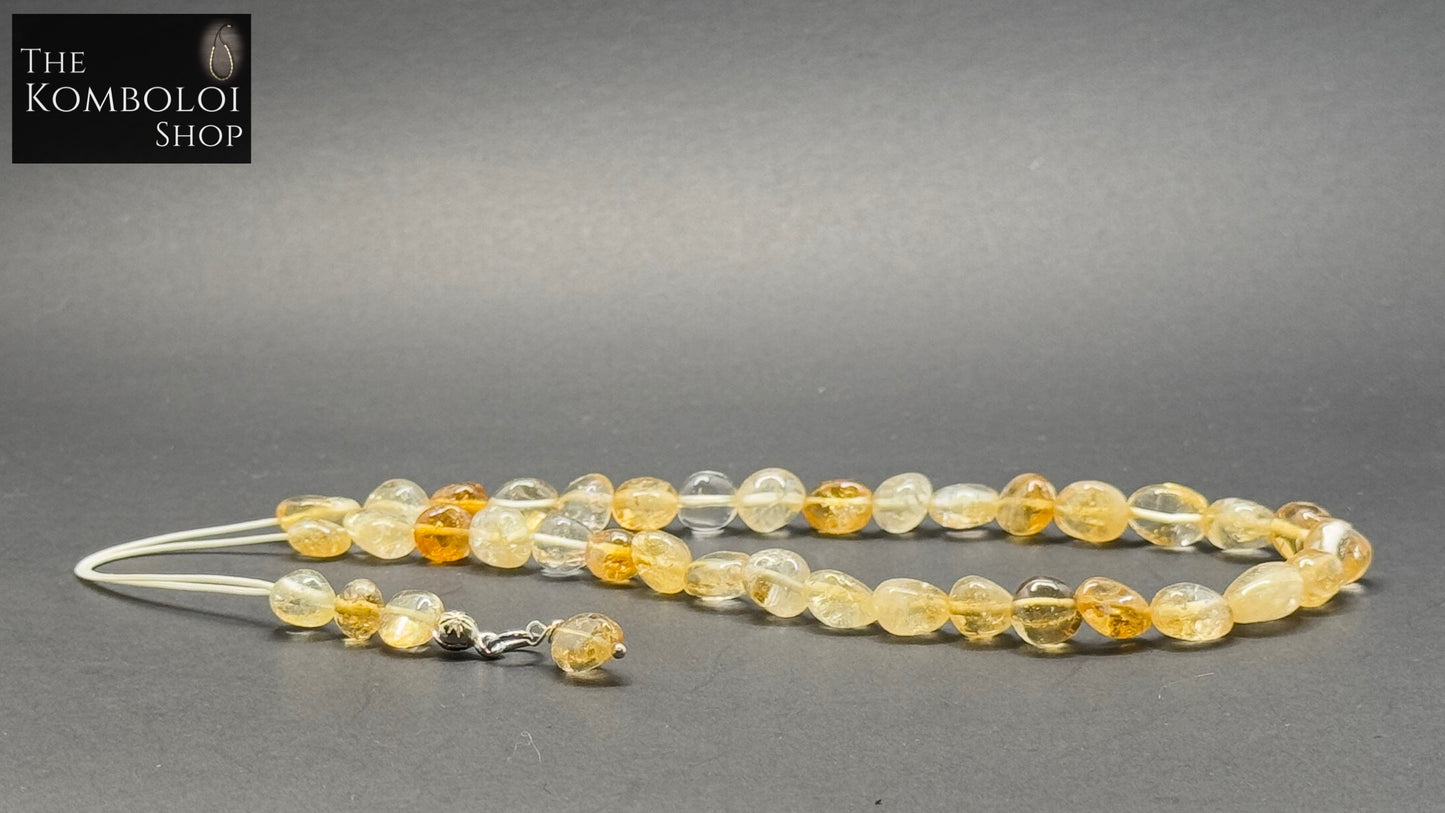 Citrine 33 Bead Komboloi / Worry Beads