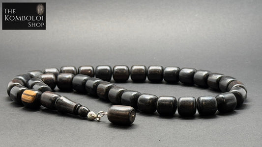 Ebony 33 Bead Worry Beads