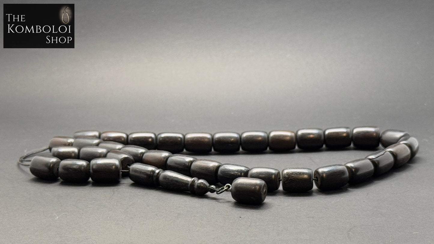 Ebony 33 Bead Komboloi / Worry Beads