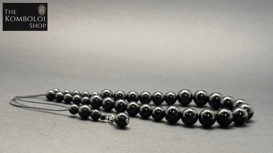 Onyx Cascading 33 Bead Komboloi