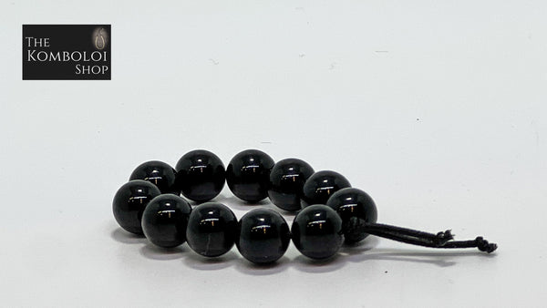 Onyx Worry Bead Ring / Anxiety Ring MK2