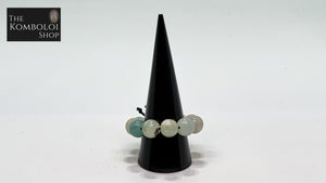 Amazonite Worry Bead Ring / Anxiety Ring MK2