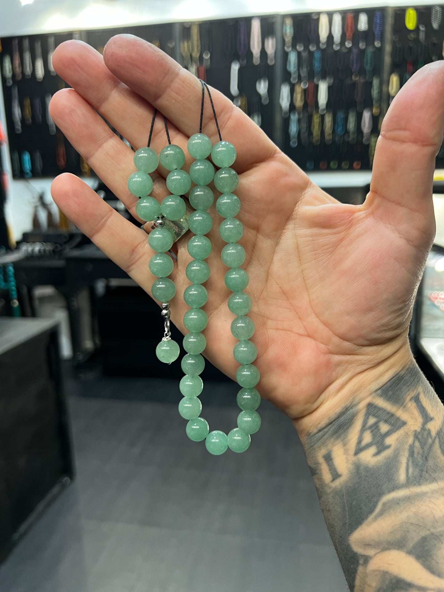 Aventurine 33 Bead Komboloi / Worry Beads