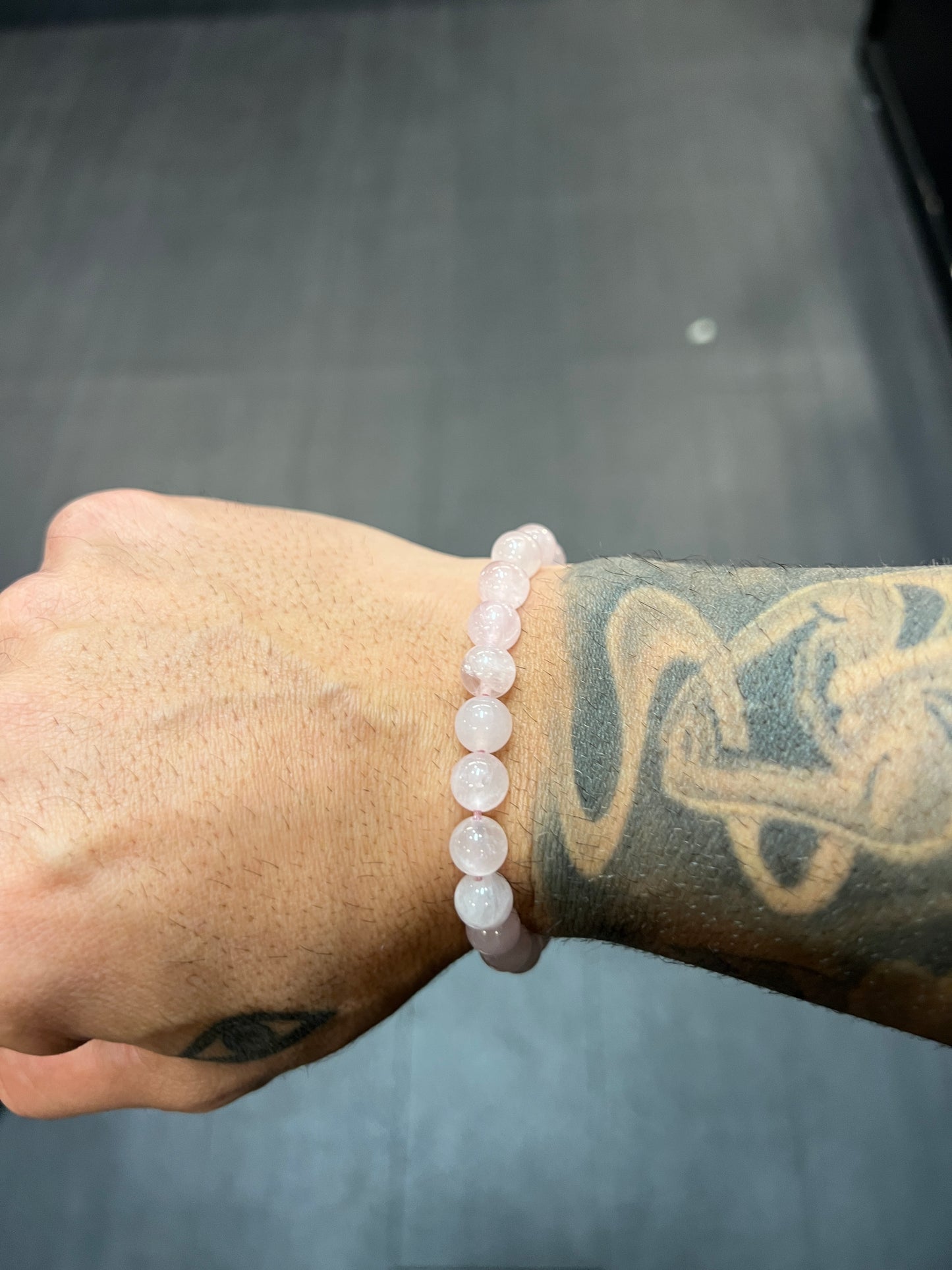 Rose Quartz Worry Beads - Wearable MK3 (Short)