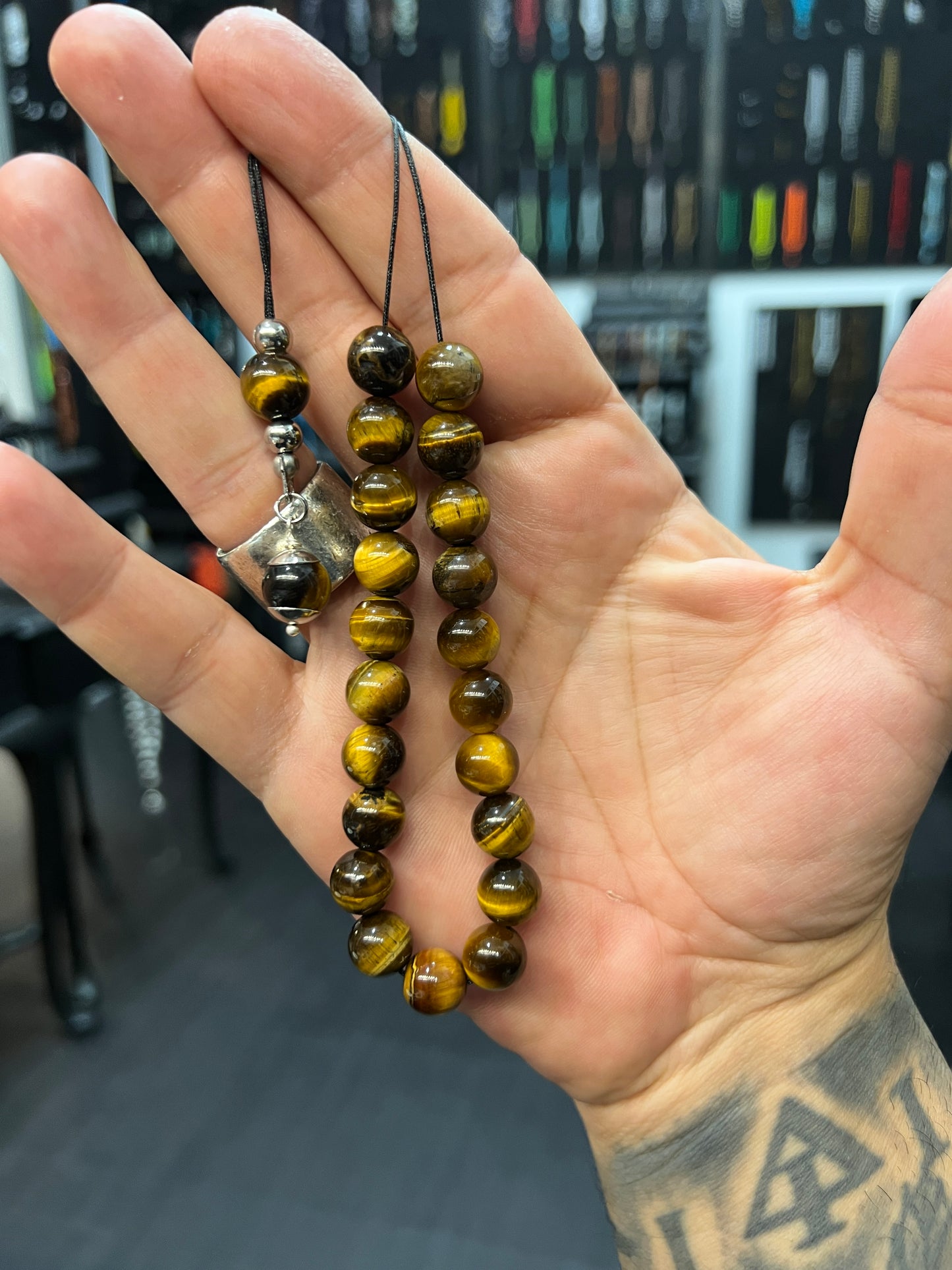 Tiger’s Eye 21 Bead Komboloi