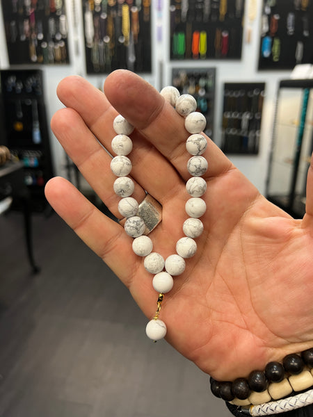 Howlite Wearable Worry Beads