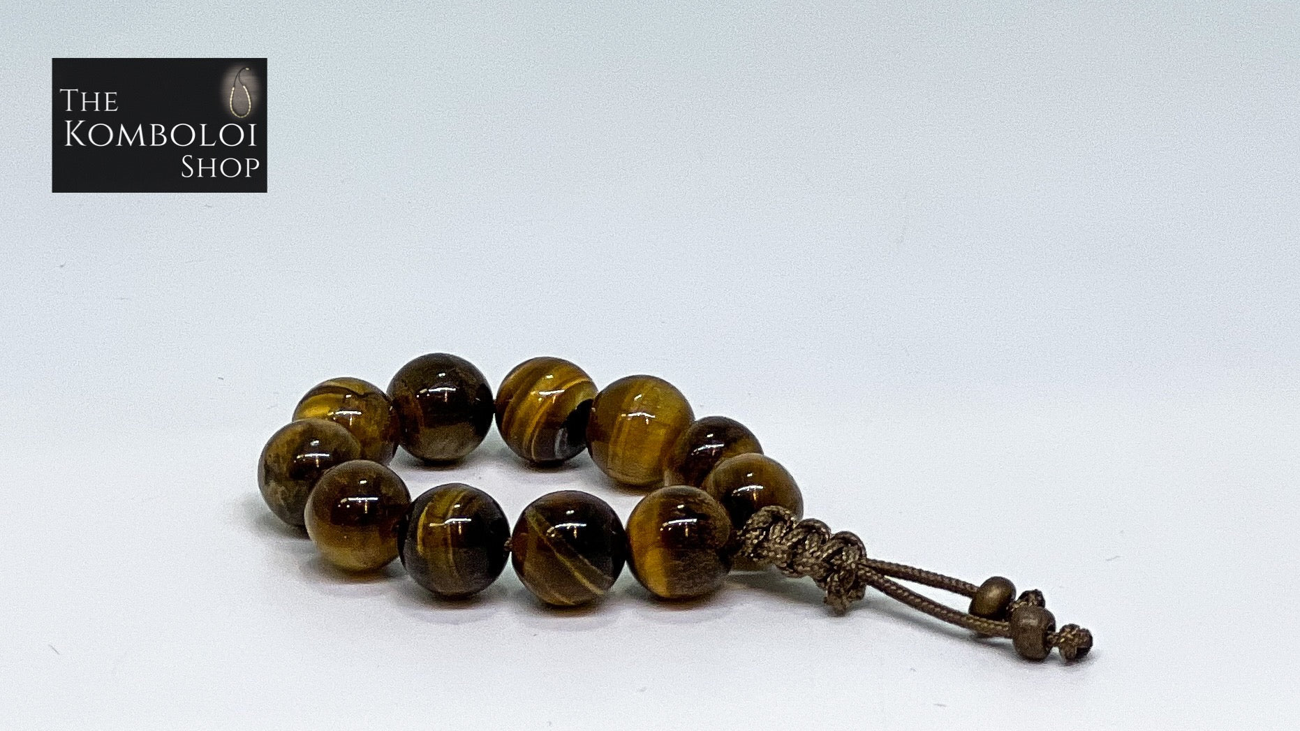 Tigers Eye Worry Bead / Anxiety Ring